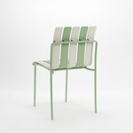 StackChair – Indoor/Outdoor Chair (Green & White) | B2B Pricing Chair - Wheeler Display