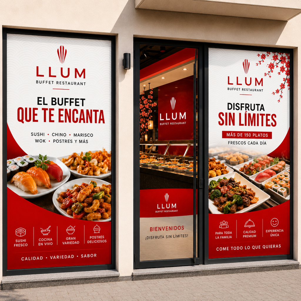 One Way Vision Window Graphics – Personalised to Your Design