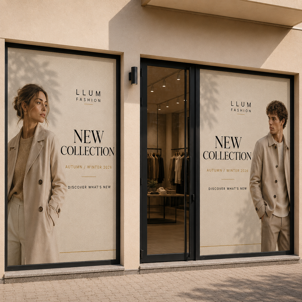 One Way Vision Window Graphics – Personalised to Your Design