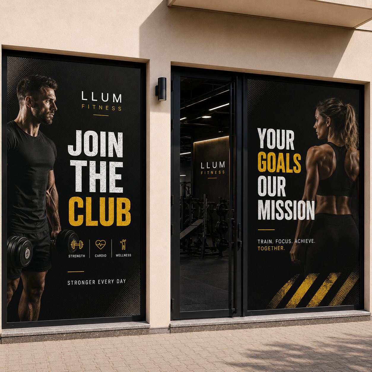 One Way Vision Window Graphics – Personalised to Your Design
