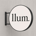 Round LED Sign Lightbox – Exterior – Printing Included