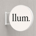 Round LED Sign Lightbox – Exterior – Printing Included