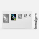 LED Display Lightbox / Glass + Aluminium / XL (60×85 cm A1) / Black CrystalDisplay Lightbox - Wheeler Display