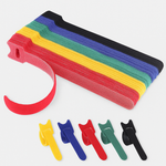 Velcro Cable Ties – 20-Pack Multicolour Reusable Straps for CrystalDisplay - Wheeler Display