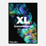 LED Display Lightbox / Glass + Aluminium / XL (60×85 cm A1) / Black CrystalDisplay Lightbox - Wheeler Display