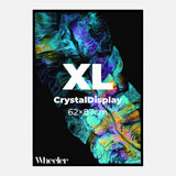 CrystalDisplay Model XL 62×87cm – Wall-Mounted LED Illuminated Lightbox, Black CrystalDisplay Lightbox - Wheeler Display