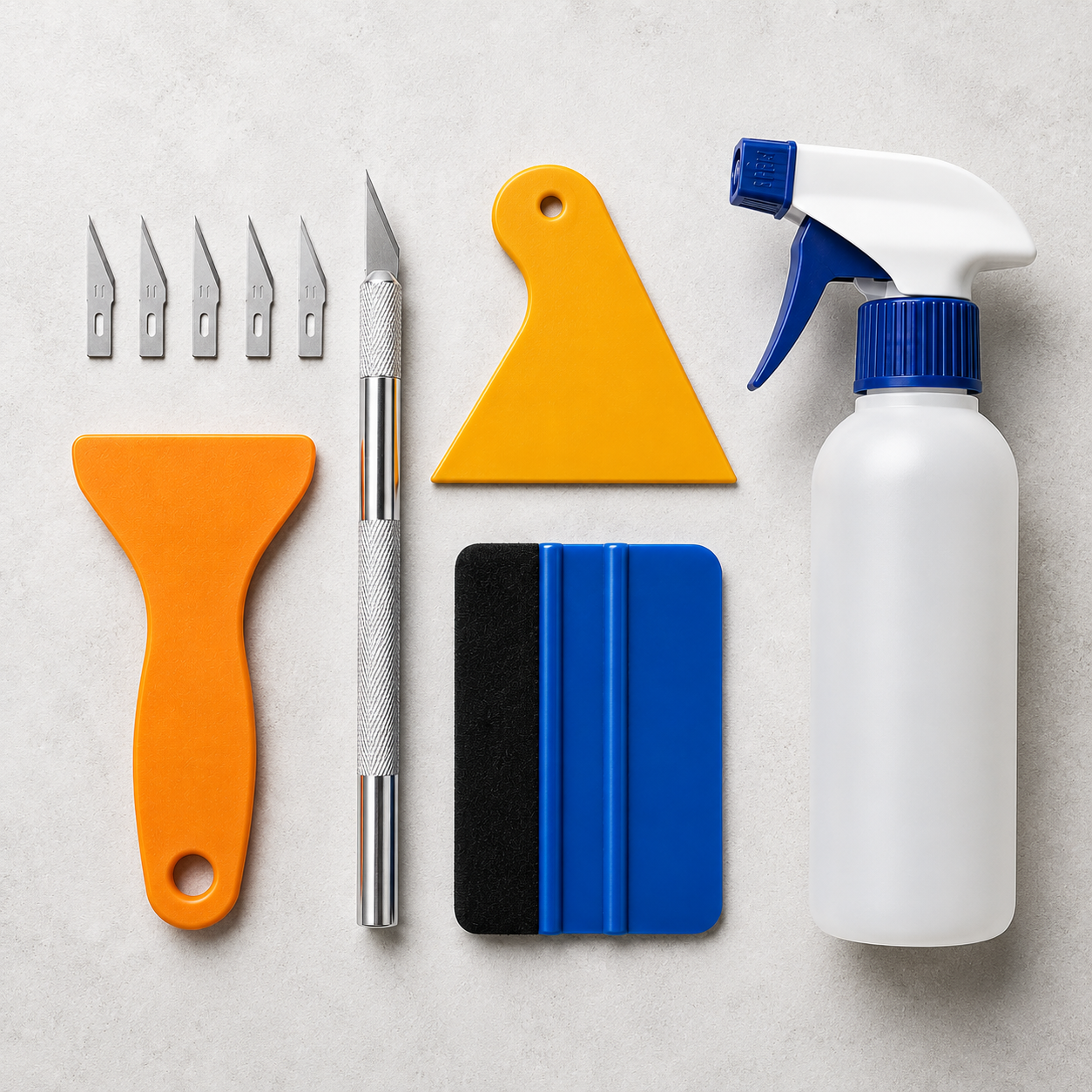 Kit d'outils pour l'installation de graphiques en vinyle