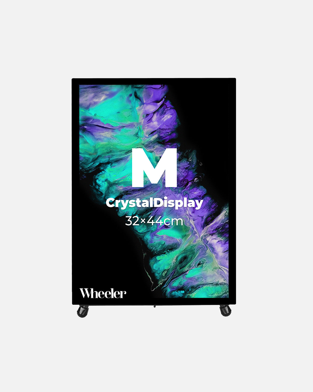 Desktop Easel Stand for CrystalDisplay Screens - Wheeler Display