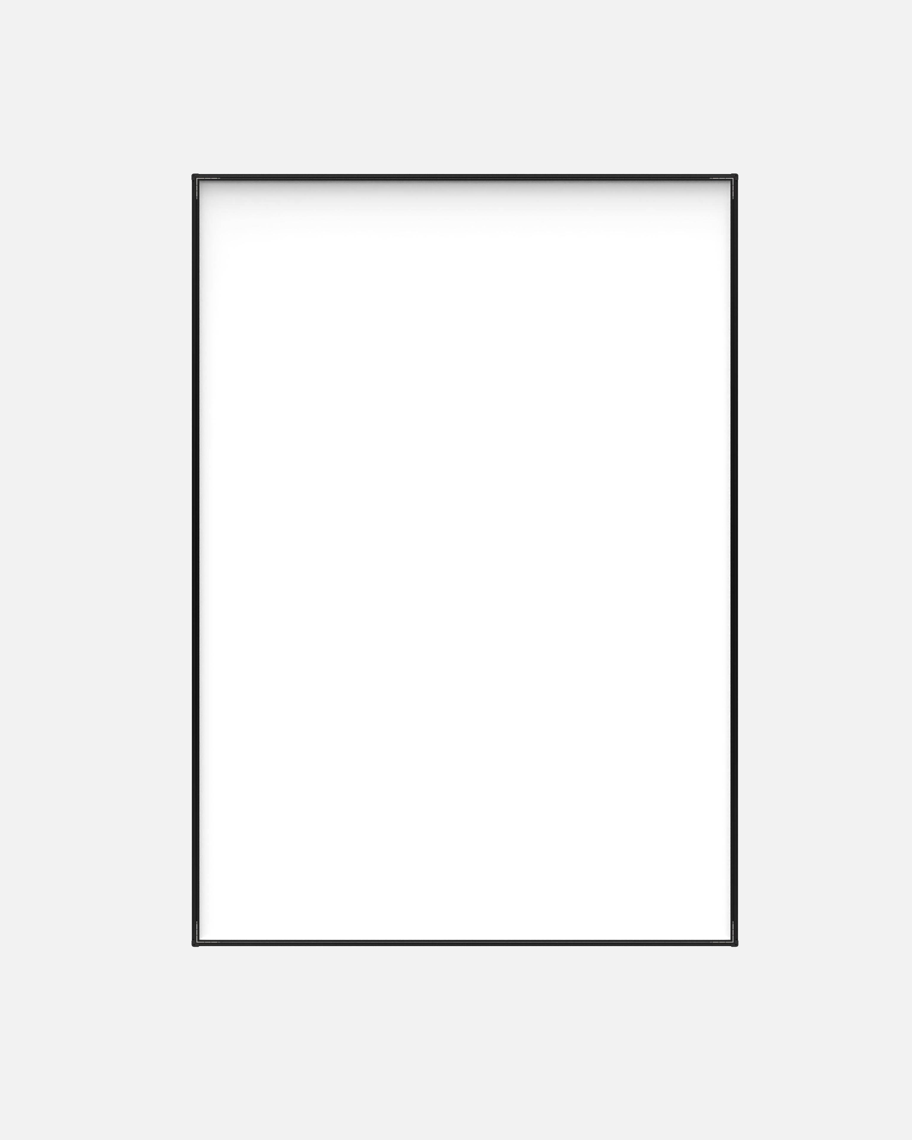 CrystalDisplay Model XL 62×87cm – Wall-Mounted LED Illuminated Lightbox, Black CrystalDisplay Lightbox - Wheeler Display