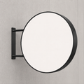 Unprinted white face — RoundLEDLightboxSignExterior-Black100 outdoor round LED sign