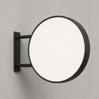 Unprinted white face — RoundLEDLightboxSignExterior-Black40 outdoor round LED sign