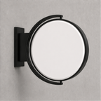 Unprinted white face — RoundLEDLightboxSignExterior-Black70 outdoor round LED sign