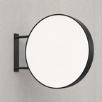 Unprinted white face — RoundLEDLightboxSignExterior-Black80 outdoor round LED sign