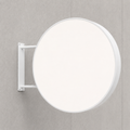 Unprinted white face — RoundLEDLightboxSignExterior-White80 outdoor round LED sign