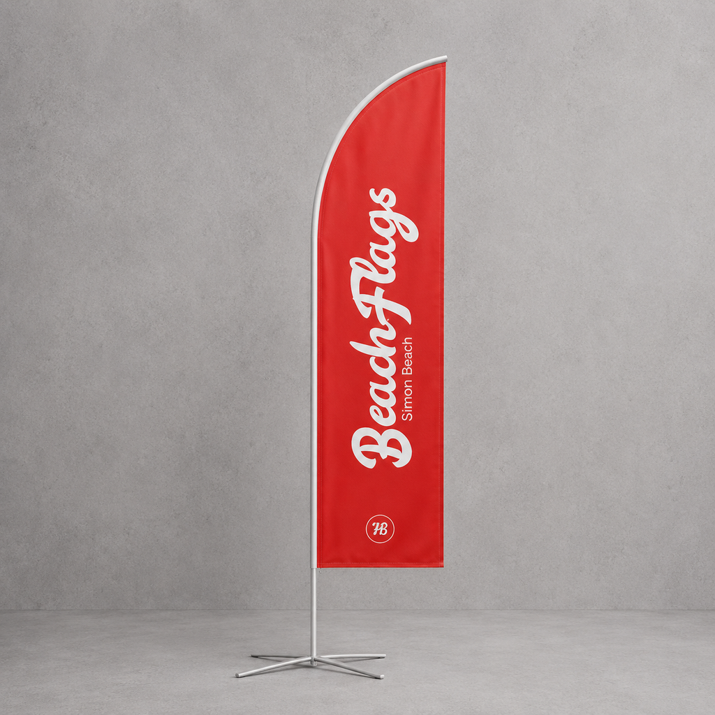 Banner, Fahnen und Werbedisplays