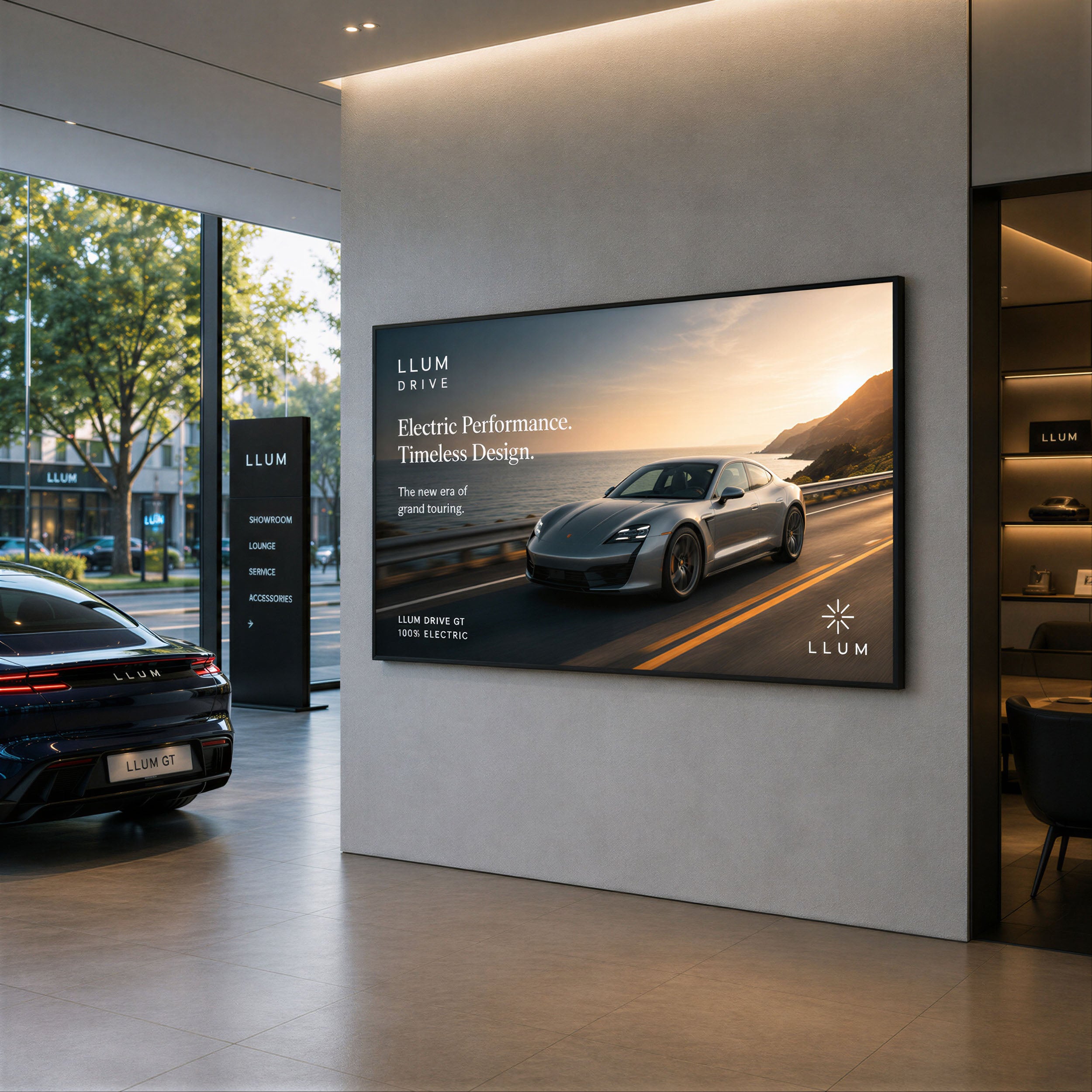 Lightbox LED grande formato – Interno