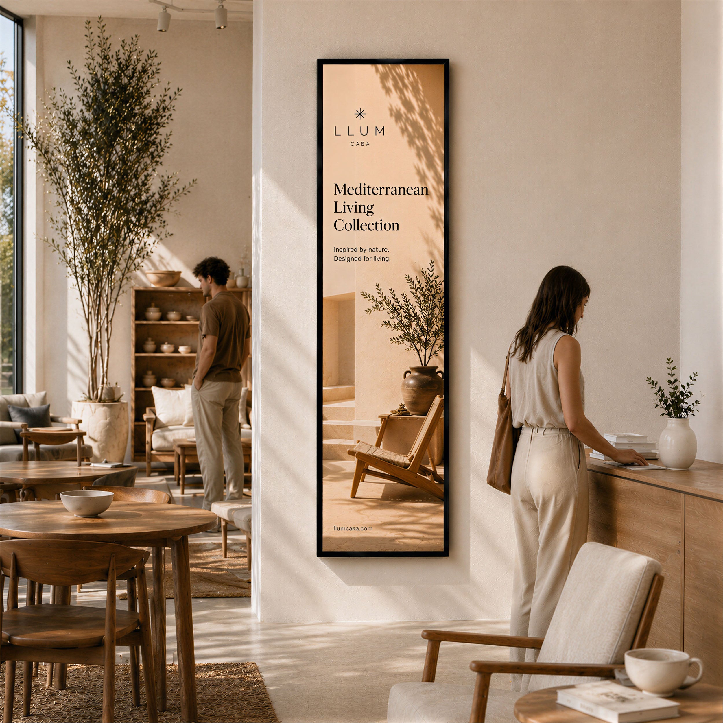 Lightbox LED grande formato – Interno