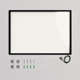 Lightbox LED Display / Acrilico + Alluminio / LFXL (195×50 cm) / Nero (Grafica Stampata Inclusa)