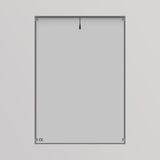 Lightbox LED Display / Vetro + Alluminio / L (60×43 cm A2) / Argento (Grafica Stampata Inclusa)