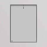 Lightbox LED Display / Vetro + Alluminio / M (43×31 cm A3) / Nero (Grafica Stampata Inclusa)