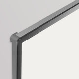 Lightbox LED Display / Vetro + Alluminio / XL (85×60 cm A1) / Argento (Grafica Stampata Inclusa)