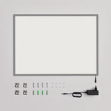 Lightbox LED Display / Vetro + Alluminio / XL (85×60 cm A1) / Argento (Grafica Stampata Inclusa)