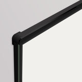 Caixa de Luz LED / Vidro + Alumínio / XXL (120×75 cm A0) / Preto