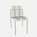 StackChair – Indoor/Outdoor Chair (Green & White) | B2B Pricing Chair - Wheeler Display