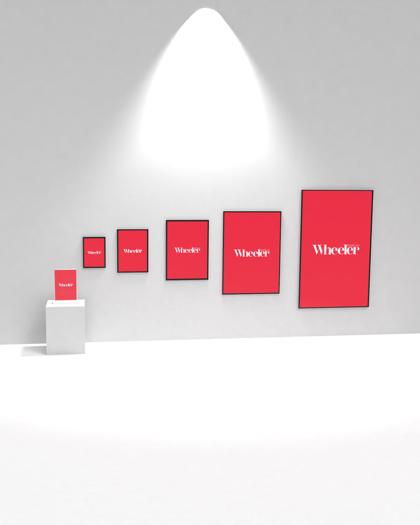 CrystalDisplay Model L 44×62cm – Wall-Mounted LED Illuminated Lightbox, Silver CrystalDisplay Lightbox - Wheeler Display