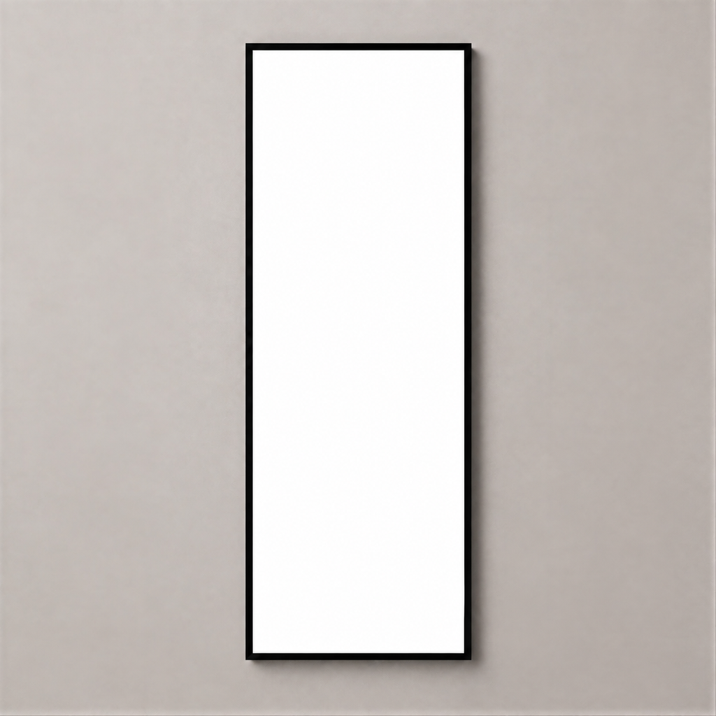 Professional LED lightbox without printing – blank illuminated white panel