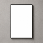 Professional LED lightbox without printing – blank illuminated white panel