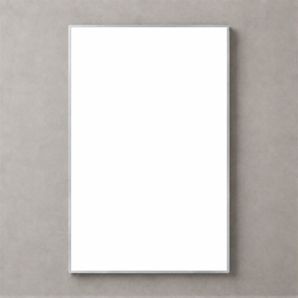 Professional LED lightbox without printing – blank illuminated white panel